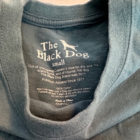 The Black Dog Long Sleeve Jersey T-Shirt - Picture 2 of 4